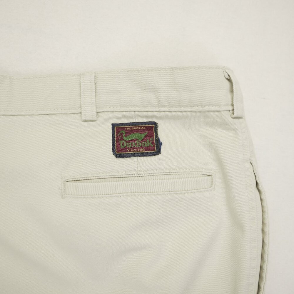 DuxBak Khaki Men’s Trousers Pants Size 40x30‎ 100% Cotton Modern Outdoor Y2K